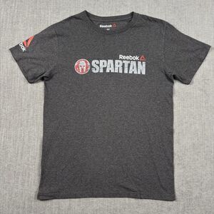 Reebok Spartan Race 2017 Sprint Finisher Adult Gray M T-Shirt Trifecta Qualifier
